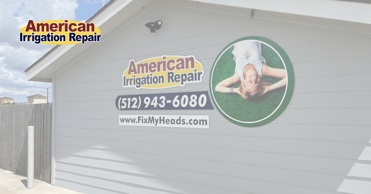American Irrigation Logo on Building